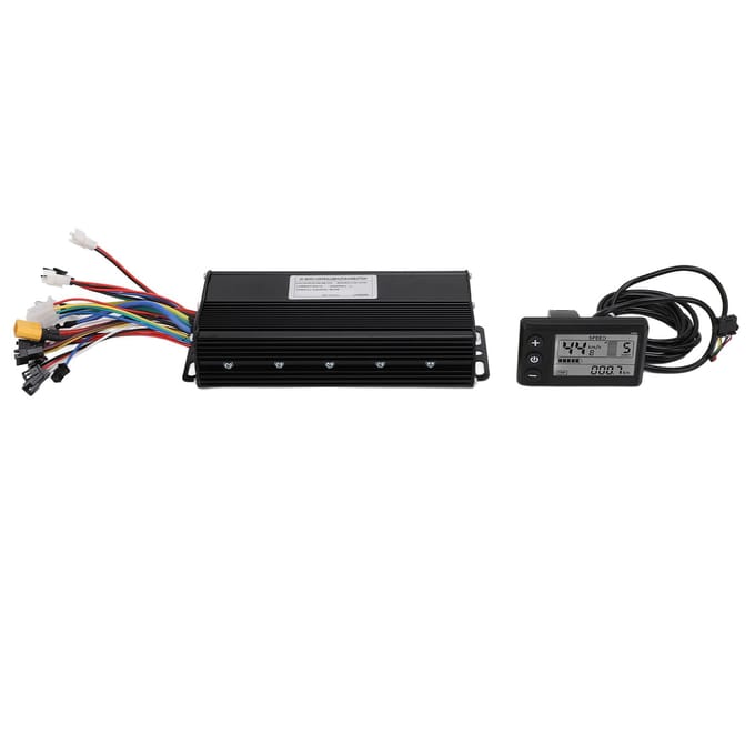 40A 3 Modi Sinusgolf Controller S866 Display Elektrische Fiets Ombouwset voor 36V 48V 52V 1500W black