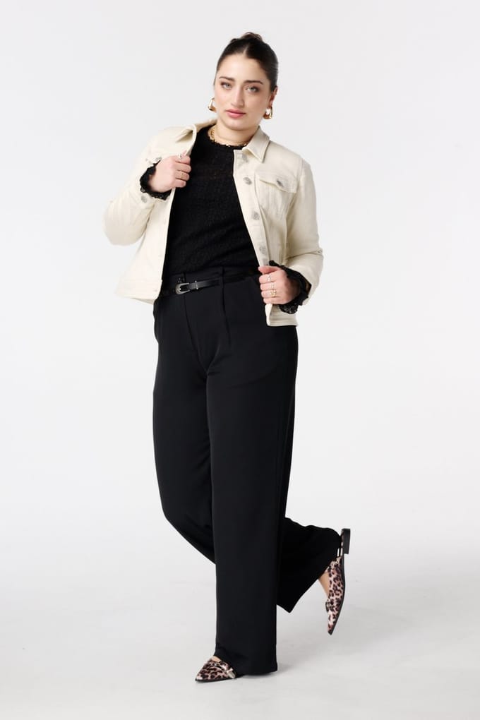 MS Mode Jacket Spijkerjas met knoopsluiting