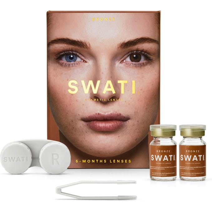 Swati - Coloured Contact Lenses 6 Months - Bronze - makeup - 6 Maanden