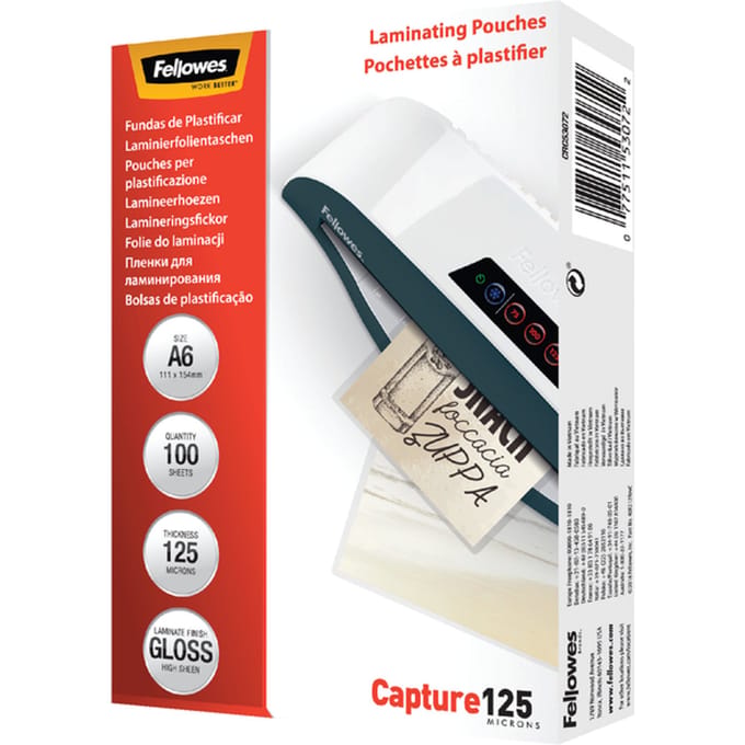 Lamineerhoezen A6 125 Micron – 100 Stuks – Glanzend – Extra Bescherming – Voor Alle Lamineermachines