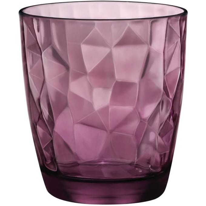 Bormioli Rocco Diamond Tumbler - 30 cl - Paars - 1 stuk(s) - Los glas