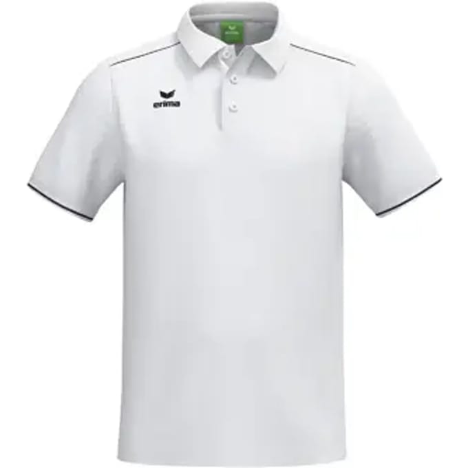 Erima Cmpt 3 Wings Polo Heren - Wit / Zwart | Maat: M