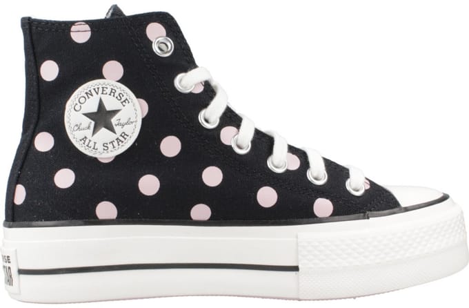 CONVERSE CHUCK TAYLOR ALL STAR LIFT PLATFORM POLKA DOTS Zwart 37,5 EU