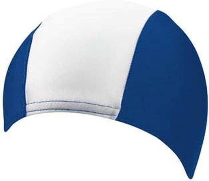 BECO Badmuts - Heren - Lycra - Blauw/wit