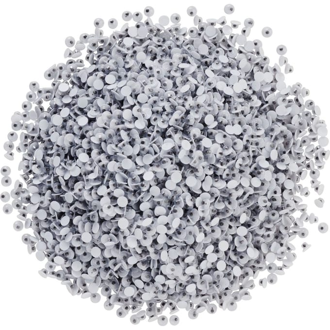 VBS Wiebeloogjes om op te plakken "Rond", 4 mm, 4.000 stuks