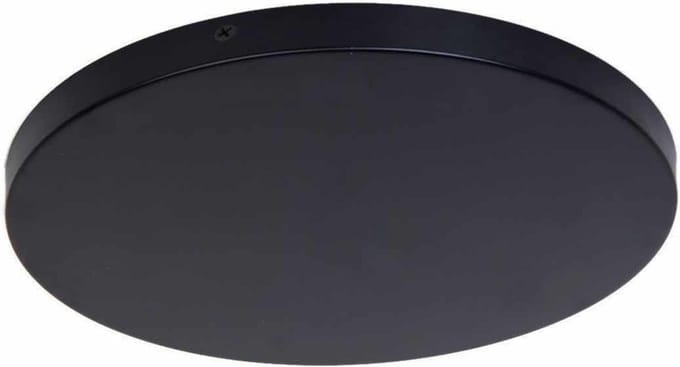 Freelight - Plafondplaat Ø 45 cm zonder gaten zwart