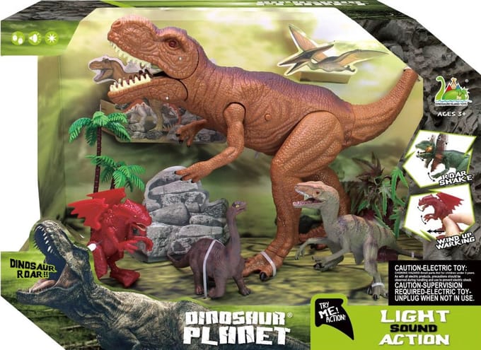 Dinosaurus +Geluid + Licht.