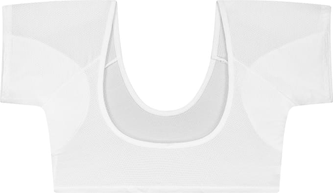 ConfidenceForAll® College Top - Dames Anti Zweet Topje met pads - Maat 38 M - Wit