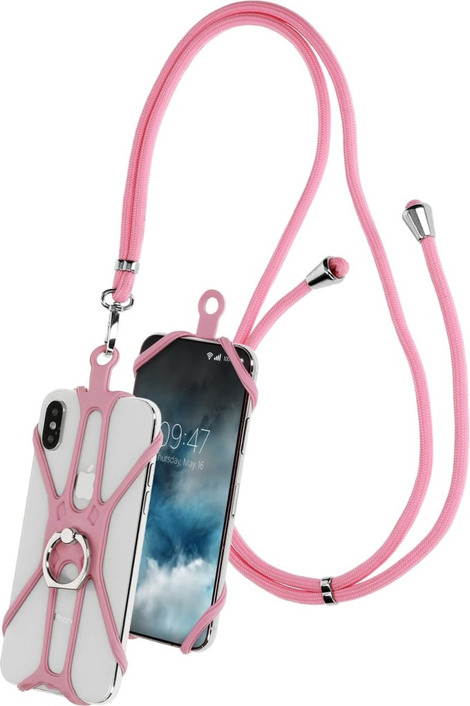 Mobiparts Universal Phonestrap - Roze