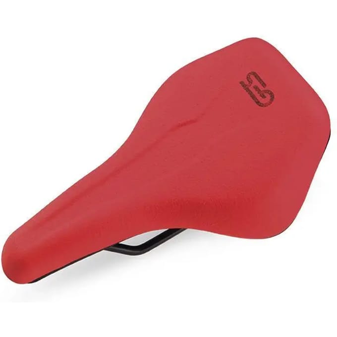 Ges Zela Confort Plus Zadel Rood 155 mm Man,Vrouw