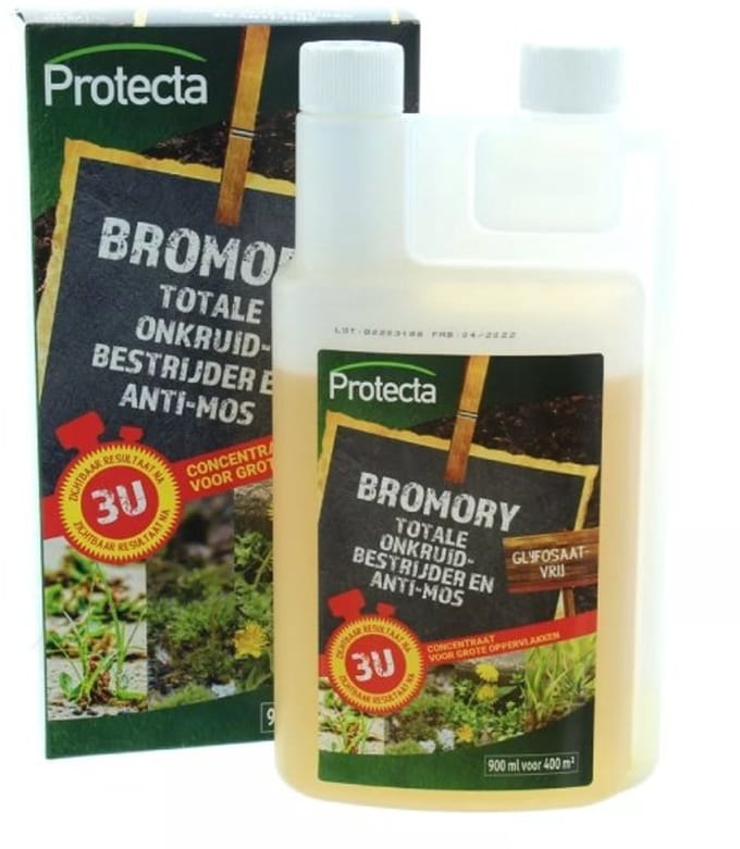 Protecta Bromory tegen onkruid (900 ml/400 m²) - Krachtige Onkruidverdelger