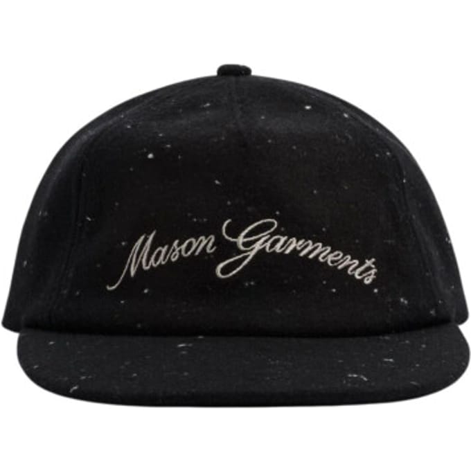 Mason Garments Cap Cotone Petten Zwart Acc-28