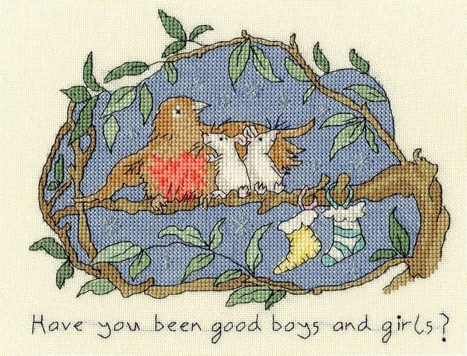 Have you been good? Aida Borduurpakket Bothy Threads