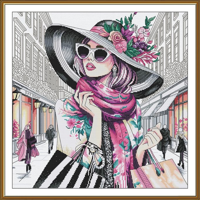 Borduurpakket Nova Sloboda - Parisian Scent - De Geur van Parijs