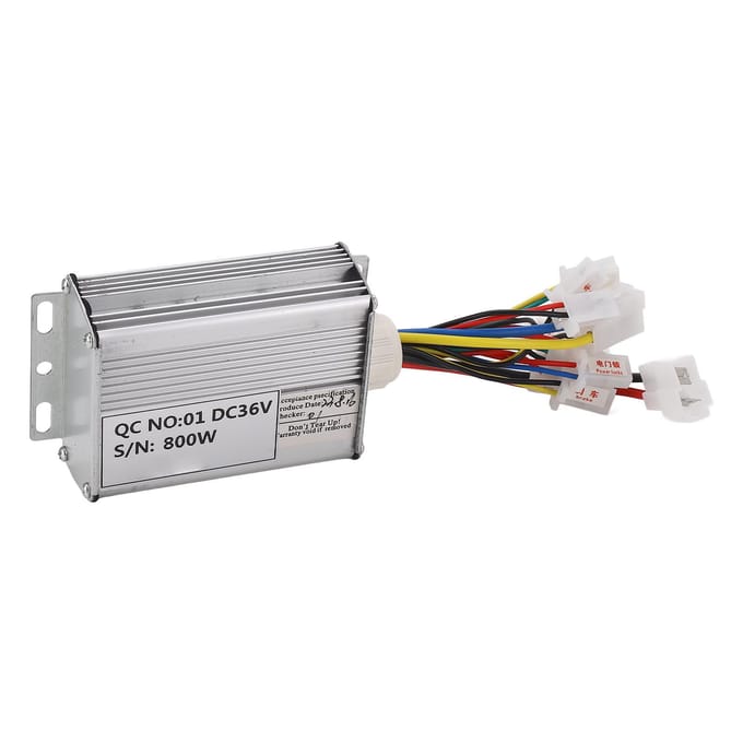 36V 800W Elektrische Scooter Controller Behuizing van Aluminiumlegering Hittebestendige Draad white
