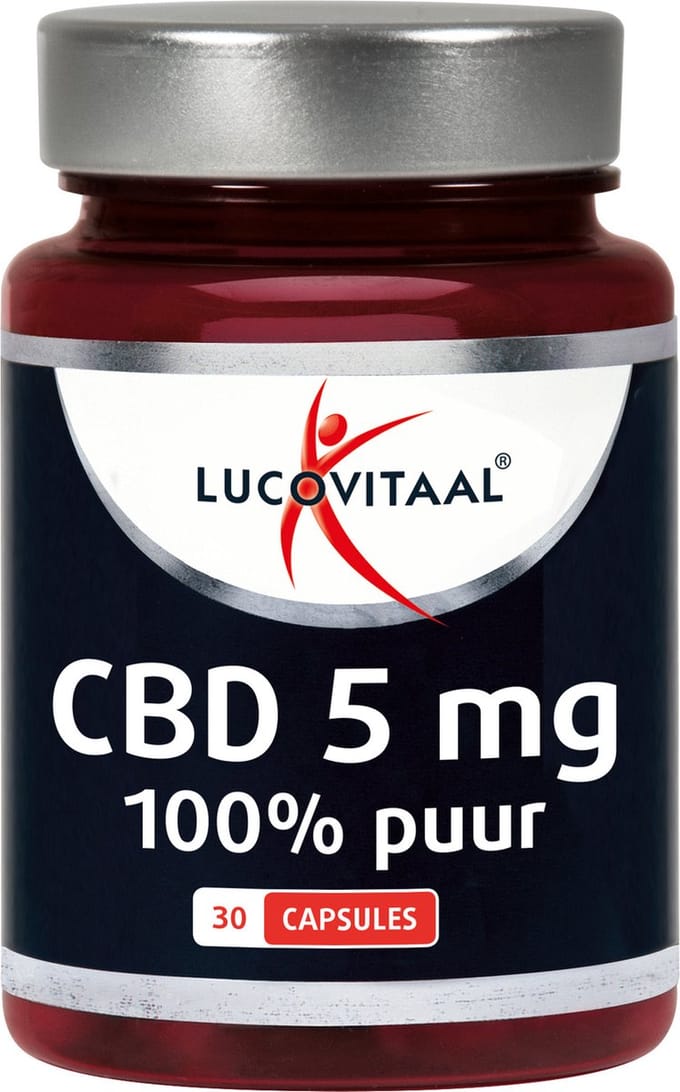 Lucovitaal CBD Capsules 5 mg 100% PUUR 30 capsules