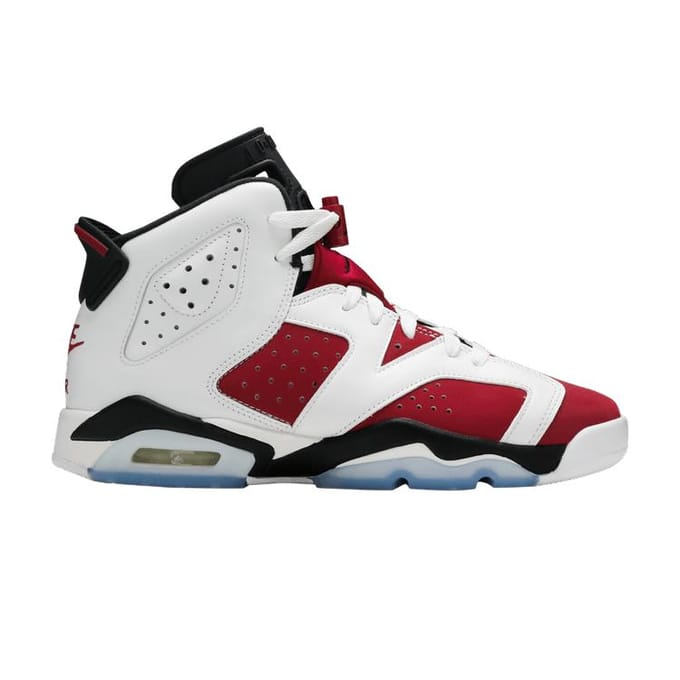 Jordan 6 Retro Carmine (2021) (GS) 36.5 white