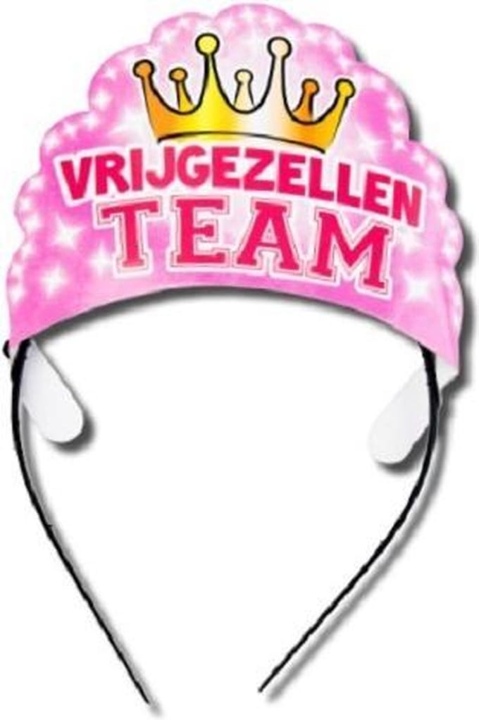 diadeem - vrijgezellen team - 1 stuk
