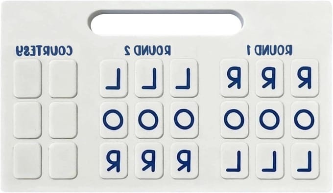 Mahjong Oefenbord - Strategisch Spel - Vaardigheidstraining - Ruimtebesparend Ontwerp - 23 x 16 x 2 cm - Wit