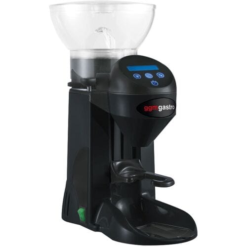 GGM Gastro Professionele koffiemolen - 1kg bonenreservoir - 77dB - Met automatische dosering - zwart zwart
