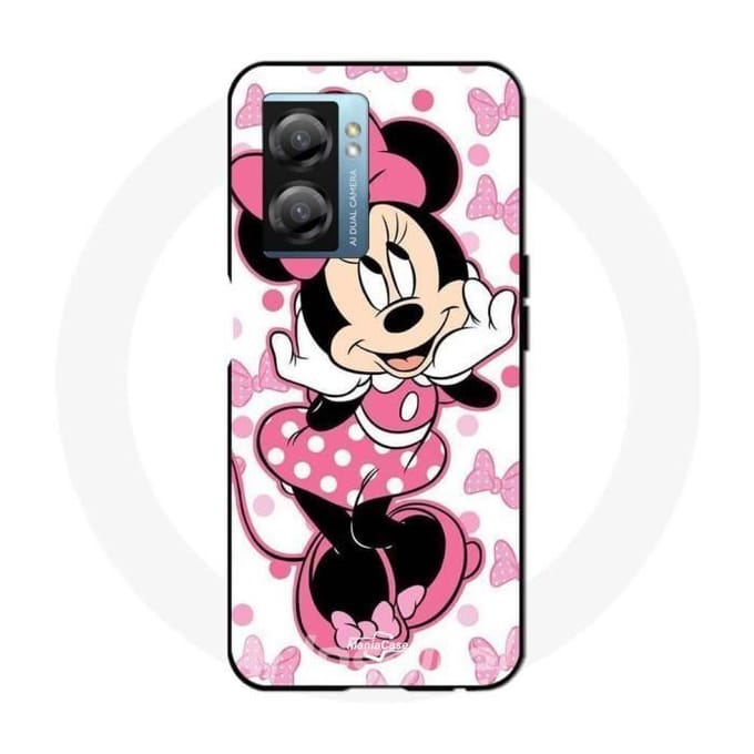 Coque Oppo A77 5G Minnie Mouse rose Disney Cartoon