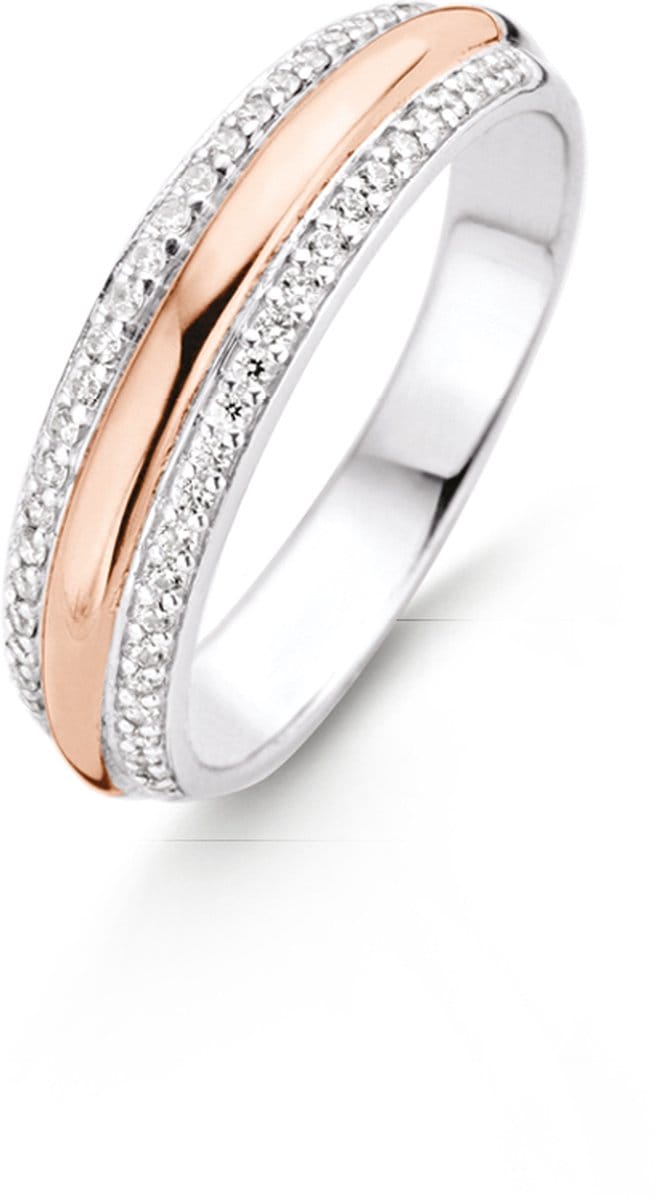 TI SENTO Ring 12144ZR - Zilveren dames ring - Maat 50
