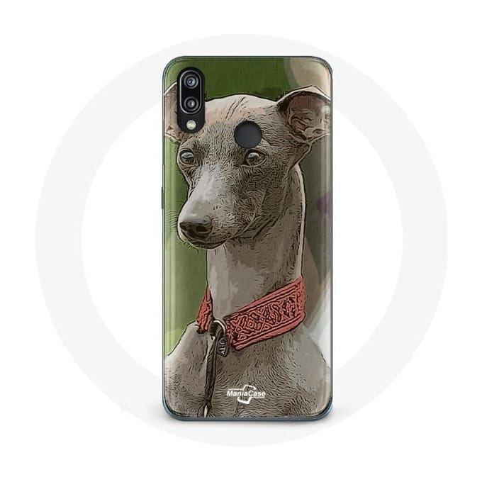 Coque pour Huawei P20 Lite - Lévrier greyhound - Gris - Souple - Protection - Mixte gris