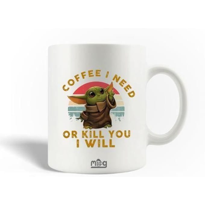 Mug - Star Wars - Baby Yoda - Céramique - 30cl - Compatible lave-vaisselle
