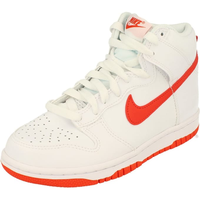 Nike Dunk High Gs Witte Sneakers