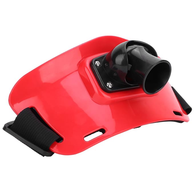 ABS Roterende Buik Top Riem Visserijuitrusting Hard Plastic Beschermend Boot Visserij Tackle(Rood) black