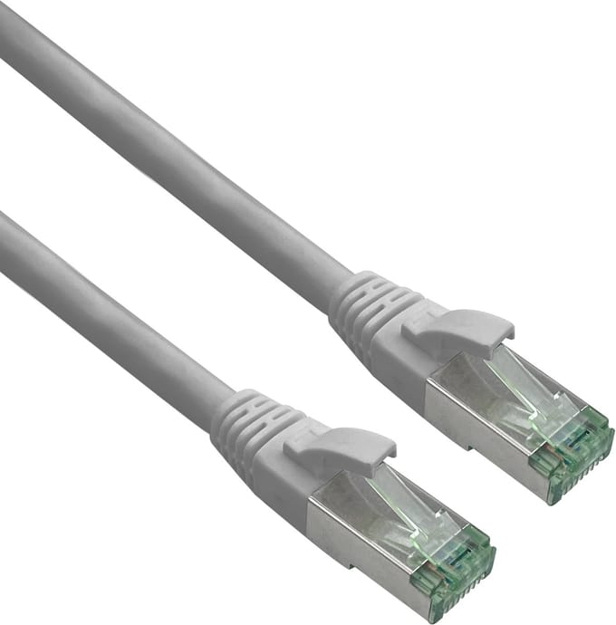 Helos 363681 netwerkkabel Groen, Grijs 2 m Cat7 S/FTP (S-STP)