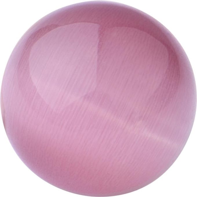 Quiges Verwisselbare Mini Munt Cat's Eye Steen Roze - SLSRC041