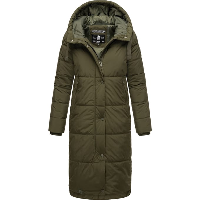 Marikoo Soranaa dames winterjas – lang, warm & met capuchon
