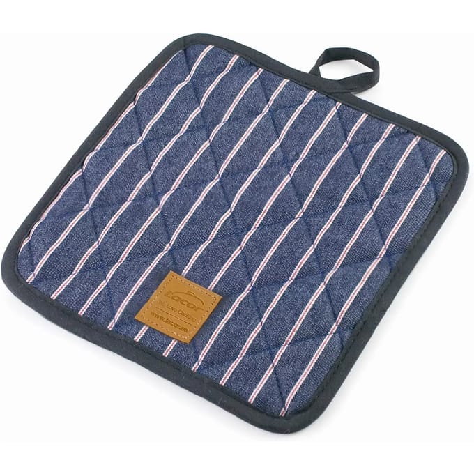 Lacor Paris Pannenlap - Donkerblauw Gestreept - 20 x 20cm