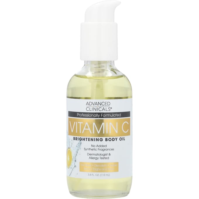 Huile corporelle éclaircissante à la vitamine C, 115 ml (112ml)