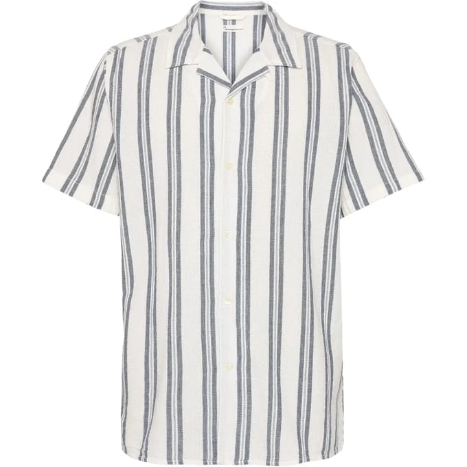 Gestreepte katoen shirt KnowledgeCotton Apparel Box