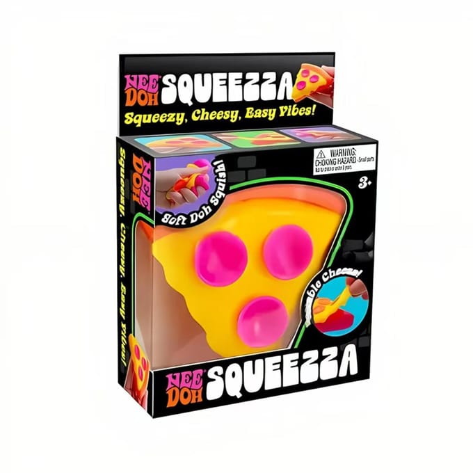 Schylling Needoh Nice Cube Sensorische Nice-Sicle Stressverlichting Squishy Kubus Anti-Angst Knijpobject Voor Focus ADHD Populatie black