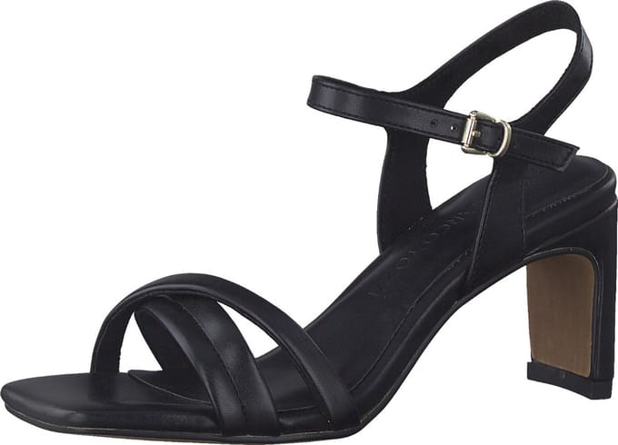 Marco Tozzi Dames Sandalette - 28341-001 Zwart - Maat 38