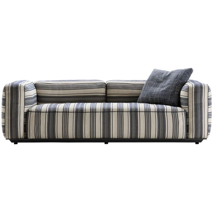 B&B Italia Hybrid Outdoor 2-zitsbank - Elisir Large Stripe Blue