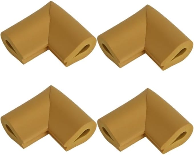 Hoekbeschermers - Meubelbeschermers - Kindveiligheid thuis - U-vorm ontwerp - 4 stuks - Geel