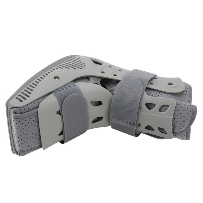 Lucht Cam Walker Laars Opblaasbare Enkel Herstel Genezing Bescherming Orthopedische Looplaars voor Post Long gray