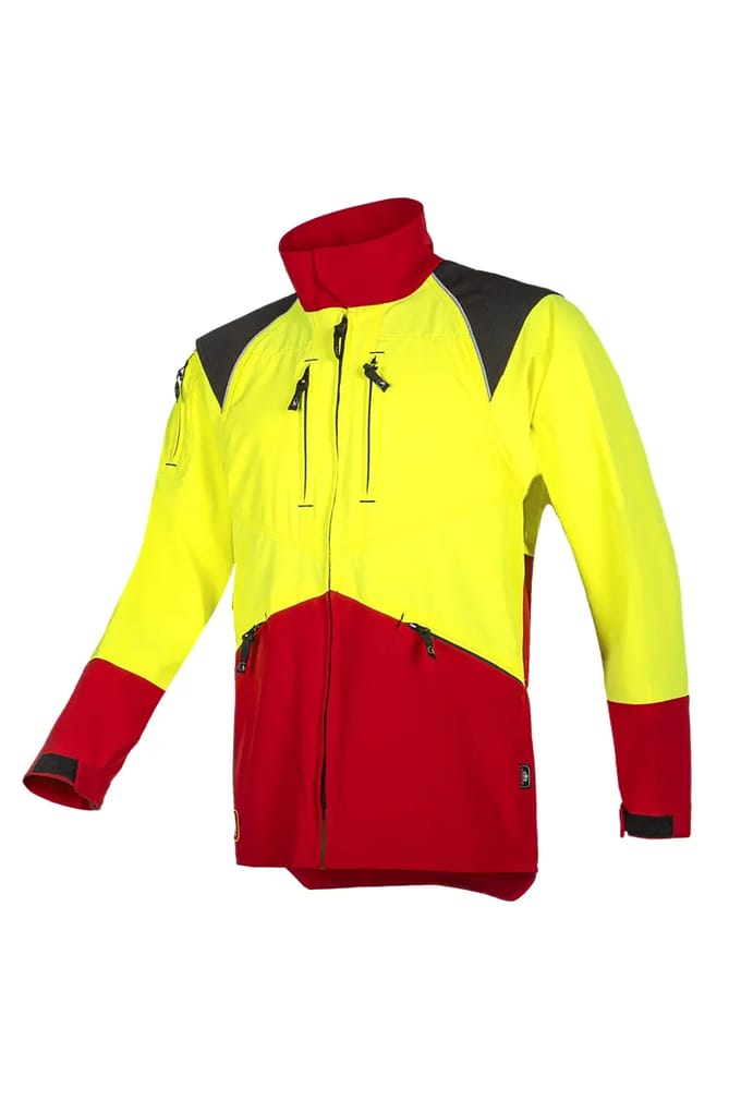 SIP Protection Forest Pro Werkjas - Rood/Fluo Geel - S