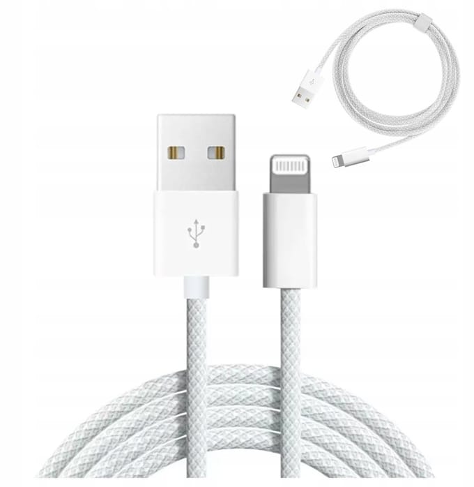 Oplader kabel geschikt voor iPhone - Zenwire - Oplaadkabel - USB-C naar lightning kabel - Quick Charge - 2 m - Geschikt voor Apple CarPlay - Wit