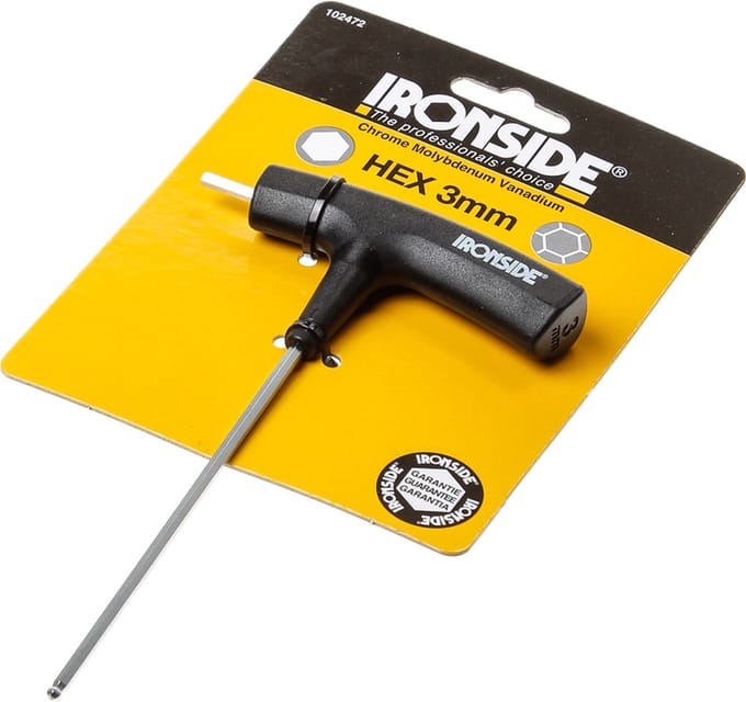 Stiftsleutel T-Greep Inbus 3.0mm - 1872238