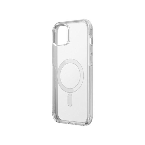 UNIQ Combat Serie - Hoesje voor mobiele telefoon - Magclick Charging - iPhone 14 Plus - Transparant