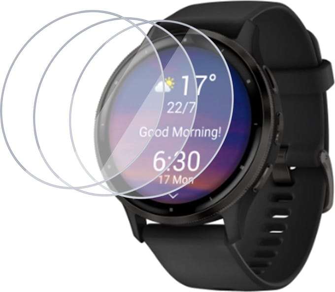 3x Geschikt voor Garmin Venu 3 Screenprotector - Folie Screen Protector Geschikt voor Garmin Venu 3