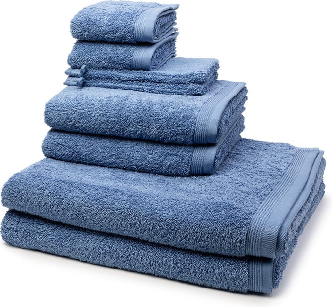 Möve 2 X was- 2 X gast- 2 X douche- 2 X handdoek in een set Superwuschel
