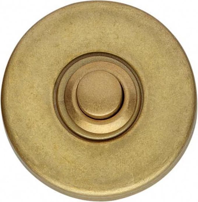 Intersteel Deurbel rond verdekt messing getrommeld