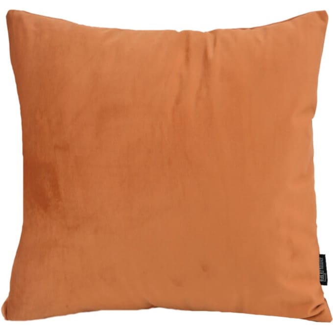 Gek op kussens! Sierkussen velvet terracotta | 45 x 45 cm | velvet/polyester