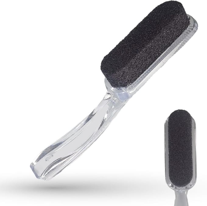 Pedicure Handvat met Puimsteen voor Voeten – Anti-Eelt & Gladde Huid